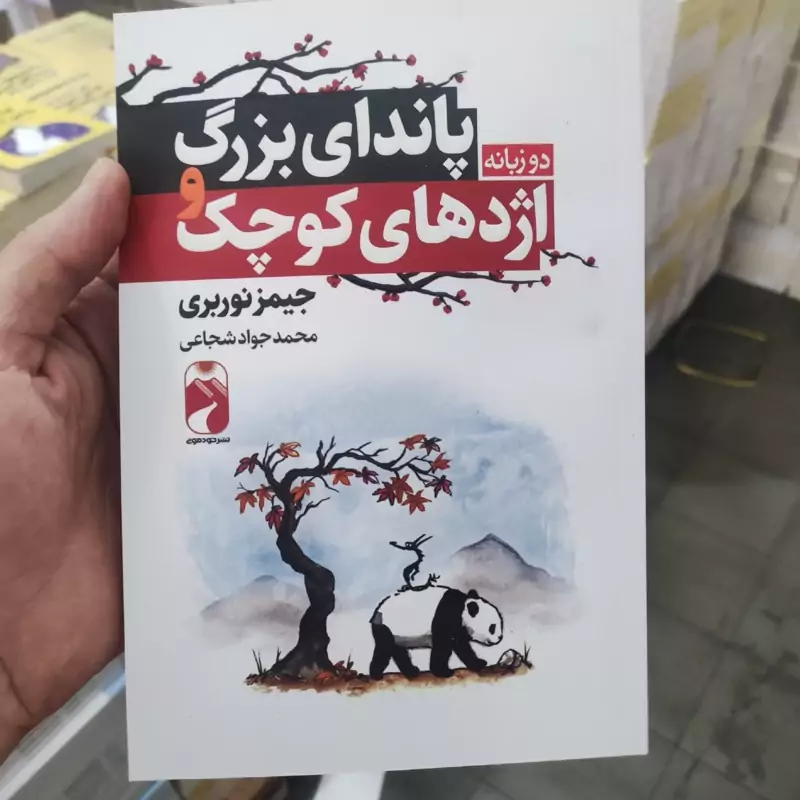 کتاب پاندای بزرگ و اژدهای کوچک  اثر جیمز نوربری انتشارات خودمونی دو زبانه